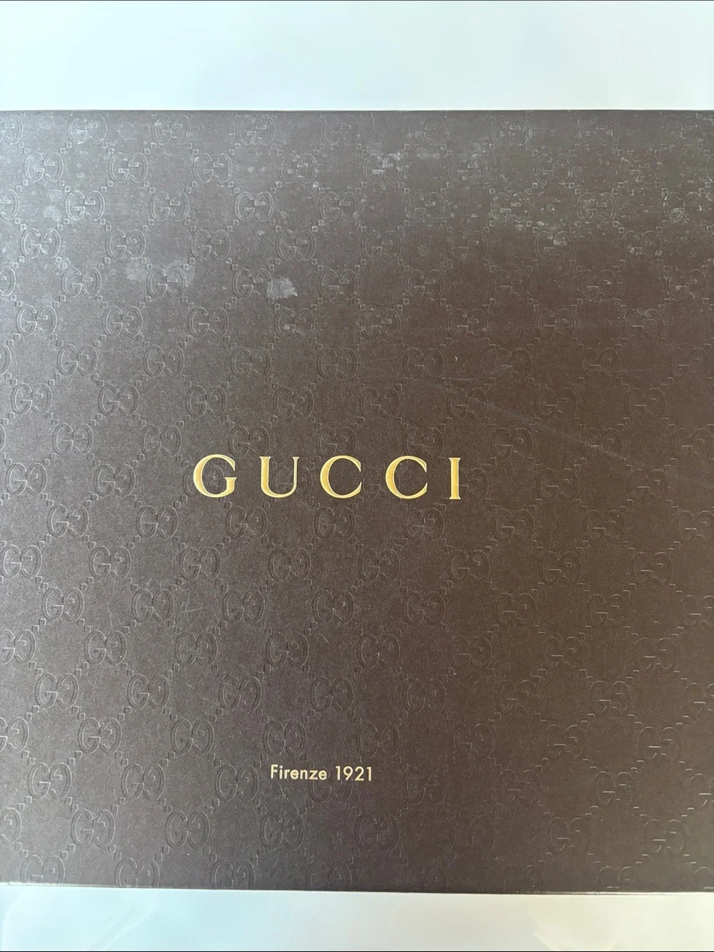 Gucci Black Leather Brogue Boots